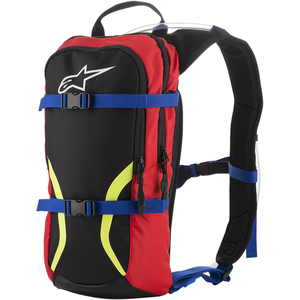 Alpinestars Iguana Hydration Backpack (Black/Blue/Red/Yellow Fluorescent)